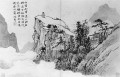 Dichter auf einem Berg 1500 alte China Tinte